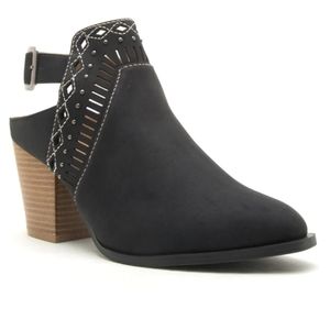 New Preston Ankle Bootie 3" Stacked Heel